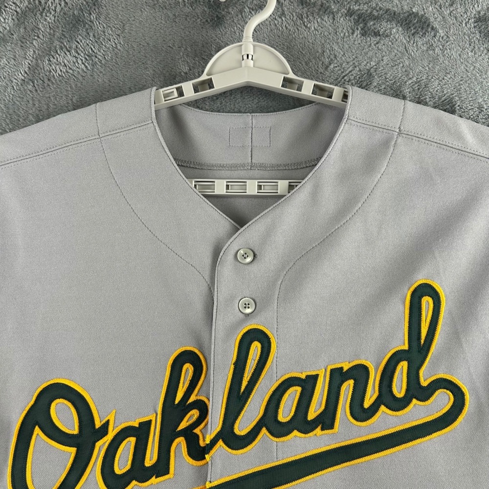 Majestic Oakland Athletics Team Issue Jersey Mens 48 MLB Jackie Robinson Day 42 - Picture 6 of 9